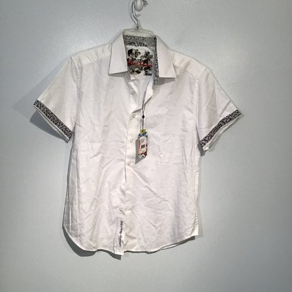 ROBERT GRAHAM Ash Grove Short Sleeve Shirt  NWT - Picture 2 of 10